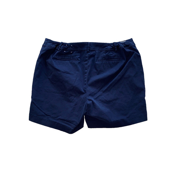 Talbots Perfect Short Elastic Waist Size 20 Inseam 7" Blue - Picture 3 of 5